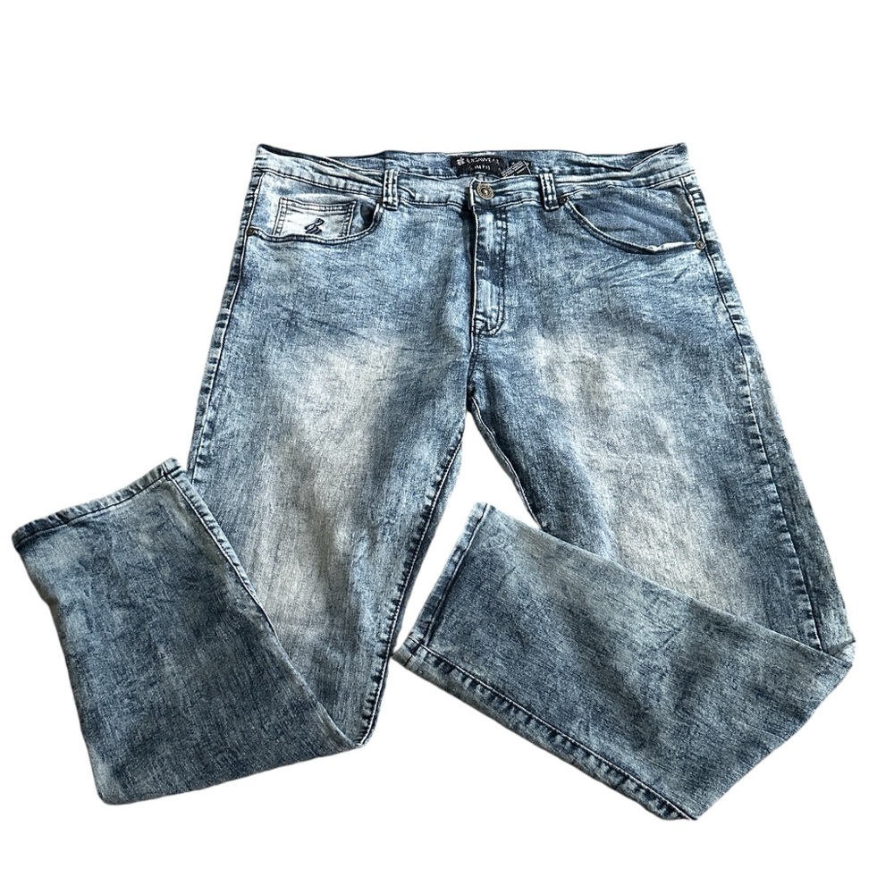 Men’s Rocawear Stonewashed Slim Fit Jeans 90s Y2K  size 38 x 32‎
